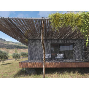 maison ossature bois - vue 3D